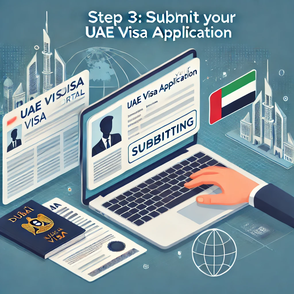 Step 3 Submit Your UAE Visa Application