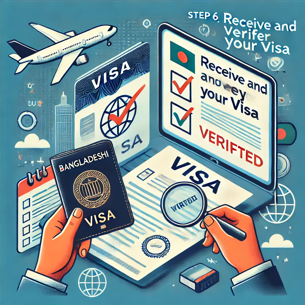 Step 6 Receive and Verify Your Visa