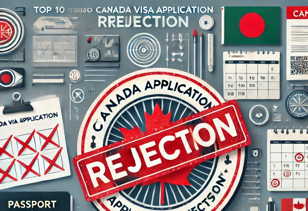 Common Reasons for Canada Visa Application Rejection