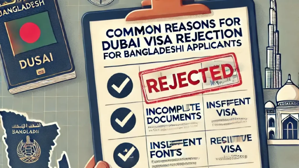 Common Reasons for Dubai Visa Rejection for Bangladeshi