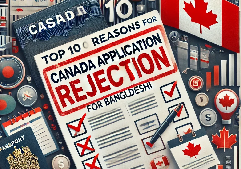 Top 10 Reasons for Canada Visa Application Rejection for Bangladeshi